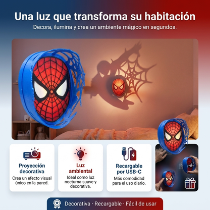 Lámpara Proyector Spider-Man