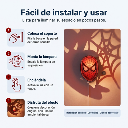 Lámpara Proyector Spider-Man